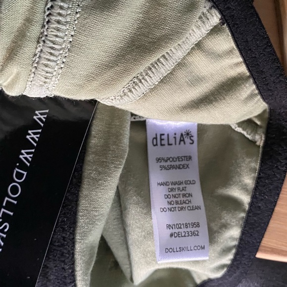 Delia’s by DollsKill | NWT’s lace corset cropped tank/ bralette grunge whimsy - Picture 6 of 7